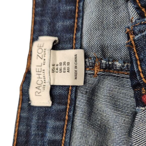 NWT Rachel Zoe Repreve Women Hi-Rise Stretch Slit Maxi Denim Skirt Size 6 Blue - Picture 4 of 4